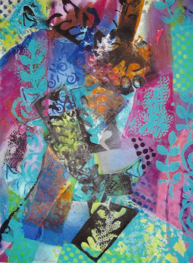 Colorful abstract artwork by Dorothy Addison Hosmer